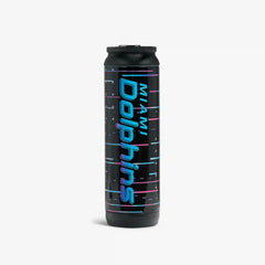 NFL Neon Miami Dolphins 20 Oz Flip ‘n’ Sip Tumbler