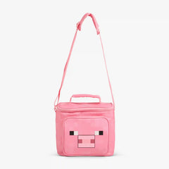 Minecraft Pig Square Lunch Cooler Bag