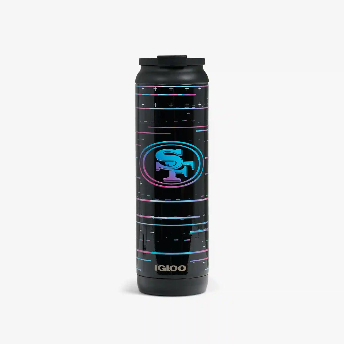 NFL Neon San Francisco 49ers 20 Oz Flip ‘n’ Sip Tumbler