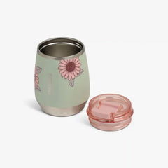 Floral 10 Oz Wine Tumbler